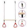vidaXL Trapezestang met ringen