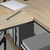 vidaXL Bureau met lade Sonoma Eiken 120 x 79 x 86,5 cm Bewerkt hout