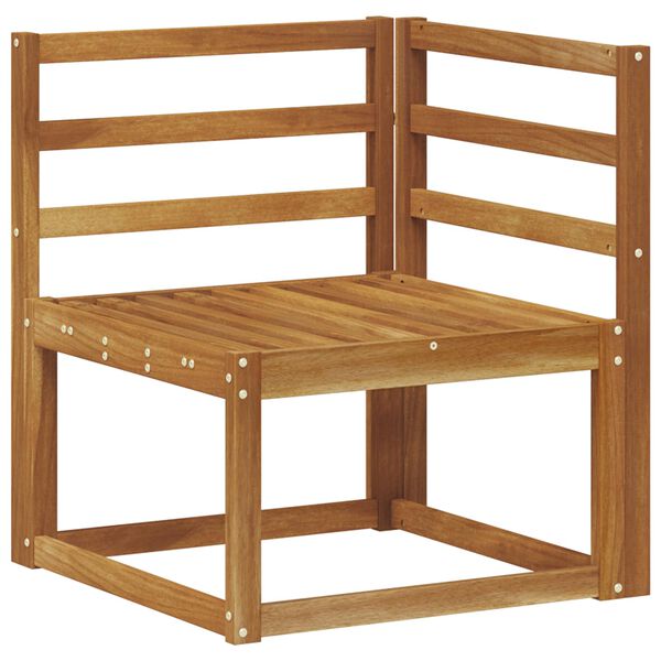 vidaXL Bankstel met kussen 5 pcs Natuurlijk en Beige