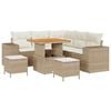 vidaXL Tuin Sofa Set 8 st 7-Aantal zitplaatsen Beige en Cr&egrave;me