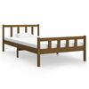 vidaXL Bedframe massief hout honingbruin 100x200 cm