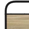 vidaXL Bedframe zonder matras bewerkt hout sonoma eikenkleur 140x190cm