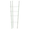 vidaXL Plantensteunen 5 st met 4 ringen 90 cm staal groen