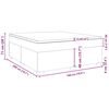 vidaXL Boxspring met matras fluweel donkergroen 180x200 cm