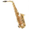 vidaXL Altsaxofoon messing met goudlak Eb
