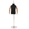 vidaXL Verstelbare 120-150 cm Mannequin met Basis Uniseks PP Zwart