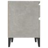 vidaXL Nachtkastjes 2 st 40x35x50 cm betongrijs