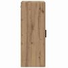 vidaXL Wandkast Artisan Eiken 34,5 x 34 x 90 cm Bewerkt hout