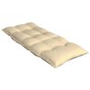 vidaXL Stoelkussens 2 st hoge rug oxford stof beige