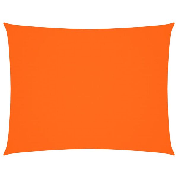 vidaXL Zonnescherm rechthoekig 4x5 m oxford stof oranje