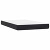 vidaXL Boxspring met matras en LED fluweel zwart 120x210 cm