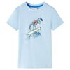 vidaXL Kindershirt 140 lichtblauw