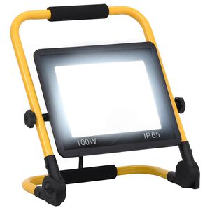 vidaXL Spotlight met handvat LED 100 W koudwit