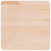 vidaXL Tafelblad vierkant 50x50x2,5 cm onbehandeld massief eikenhout