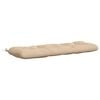 vidaXL Bankkussen VIANEN 100% Polyester Cr&egrave;mekleurig 100 x 40 x 12 cm