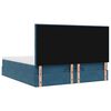 vidaXL Ottoman bed met matrassen 180x200cm fluweel donkerblauw