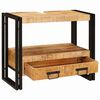 vidaXL Wastafel Kast met lade Bruin 71 x 33 x 58 cm Massief Mango Hout