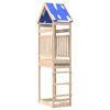 vidaXL Speeltoren Bruin 52,5 x 85 x 265 cm Massief grenenhout