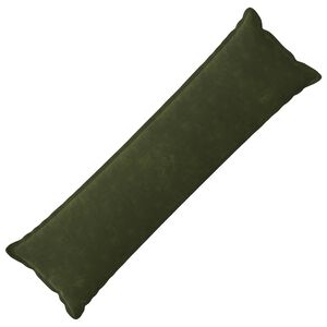vidaXL Kussen HOUTEN Groen 40 x 145 cm Microfiber Fleece
