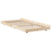 vidaXL Bedframe Naturel 100 x 200 cm Massief grenenhout