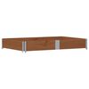 vidaXL Palletopzetrand 150x100 cm massief grenenhout bruin