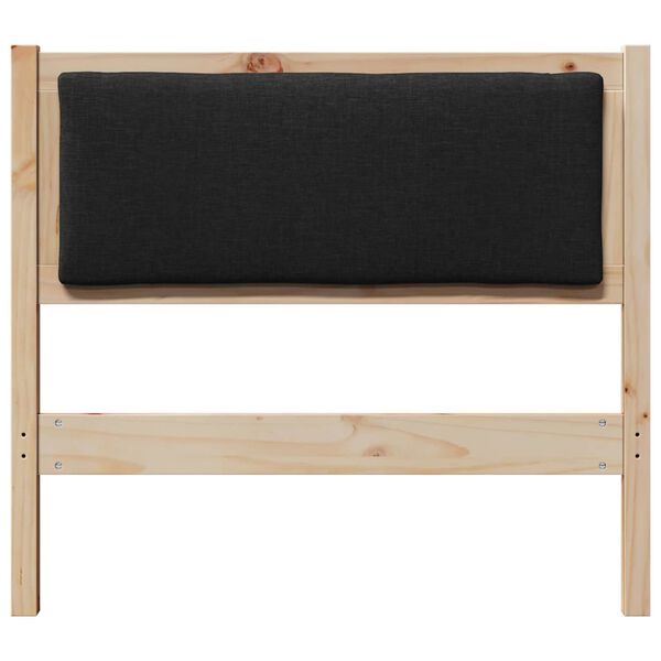 vidaXL Hoofdbord Anders Bruin 90 cm Massief grenenhout