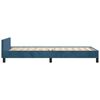 vidaXL Bedframe zonder matras 80x200 cm fluweel donkerblauw