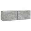 vidaXL Wandbeugel TV-kast Betongrijs 98 x 31 x 30 cm Bewerkt hout