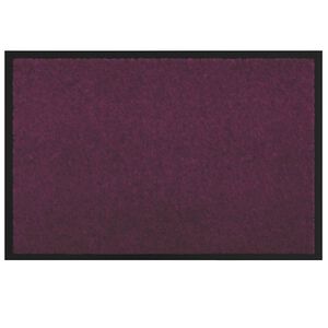 vidaXL Deurmat Bordeauxrood 60 x 40 x 1.2 cm Teddy Stof