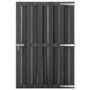vidaXL Poort 100x150 cm HKC grijs