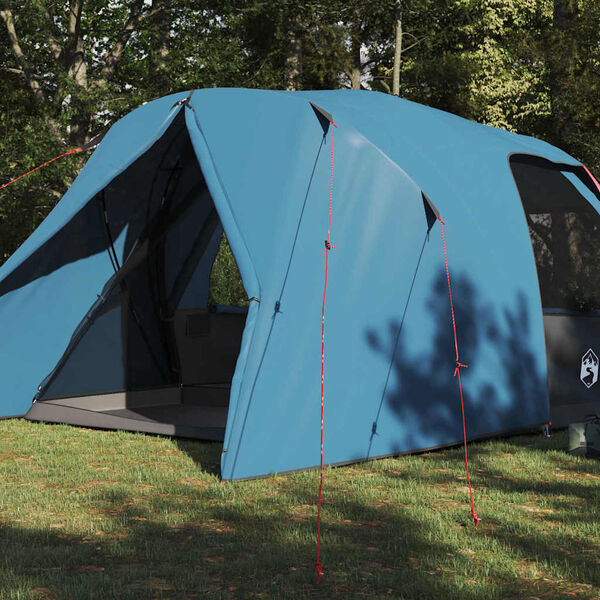 vidaXL Koepeltent met dak met opslag Blauw 500 x 314 x 206 cm