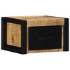 vidaXL Nachtkastjes 2 st 40x35x25 cm massief ruw mangohout