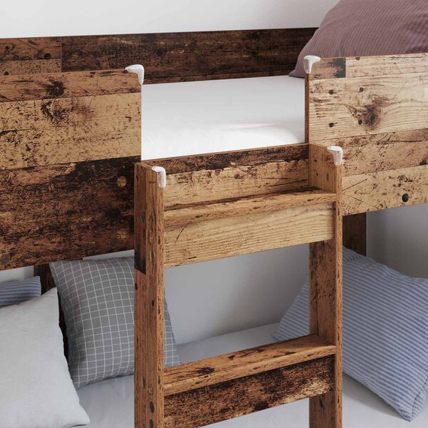 vidaXL Bunk Bed voor Kinderen Oudhout 100 x 190 cm Bewerkt hout
