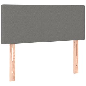 vidaXL Hoofdbord 80x5x78/88 cm stof donkergrijs