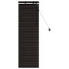 vidaXL Jaloezie Donkerbruin 50 x 130 cm 35 mm Massief Paulowniahout