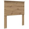 vidaXL Hoofdbord Artisan Eiken Bewerkt hout
