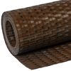 vidaXL Balkonscherm 1000x100 cm poly rattan bruin en zwart