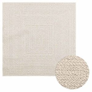 vidaXL Vloerkleed ZIZUR room binnen en buiten 120x120 cm jute look