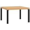 vidaXL Tuintafel 65x65x40 cm aluminium zwart