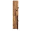 vidaXL Highboard met lade Oud Hout 69,5 x 34 x 180 cm Bewerkt hout