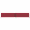 vidaXL Windscherm uittrekbaar 220x1200 cm rood