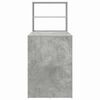 vidaXL Bureau met plank Beton Grijs 113 x 54 x 120 cm Bewerkt hout