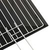 vidaXL Vuurschaal en barbecue 2-in-1 met pook 46,5x46,5x37 cm staal