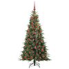 vidaXL Kunstmatige Inklapbare Kerstboom Groen 180 cm PE en PVC