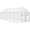 vidaXL Voli&egrave;re 1,79x6x1,85 m aluminium zilverkleurig