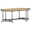 vidaXL Salontafel 110x55x40 cm massief ruw mangohout