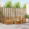 vidaXL Sofa-Sets Naturel Massief Acaciahout