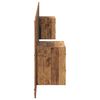 vidaXL Hoofdbord Met Kast met lade 3 pcs Oud Hout Bewerkt hout