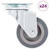 vidaXL 24 st Zwenkwielen 50 mm