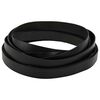 vidaXL Leren Strap Zwart 200 x 1 cm Leer